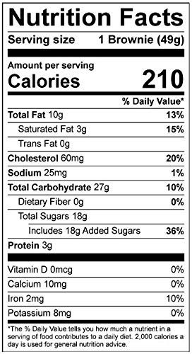 Fresh Prepared, Brownie Bar, 1.8 Oz (1 Count)