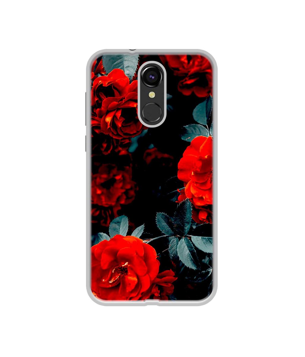 Amazon Brand - Solimo Designer Rose Photography UV Printed Soft Back Case Mobile Cover for Lava Z70