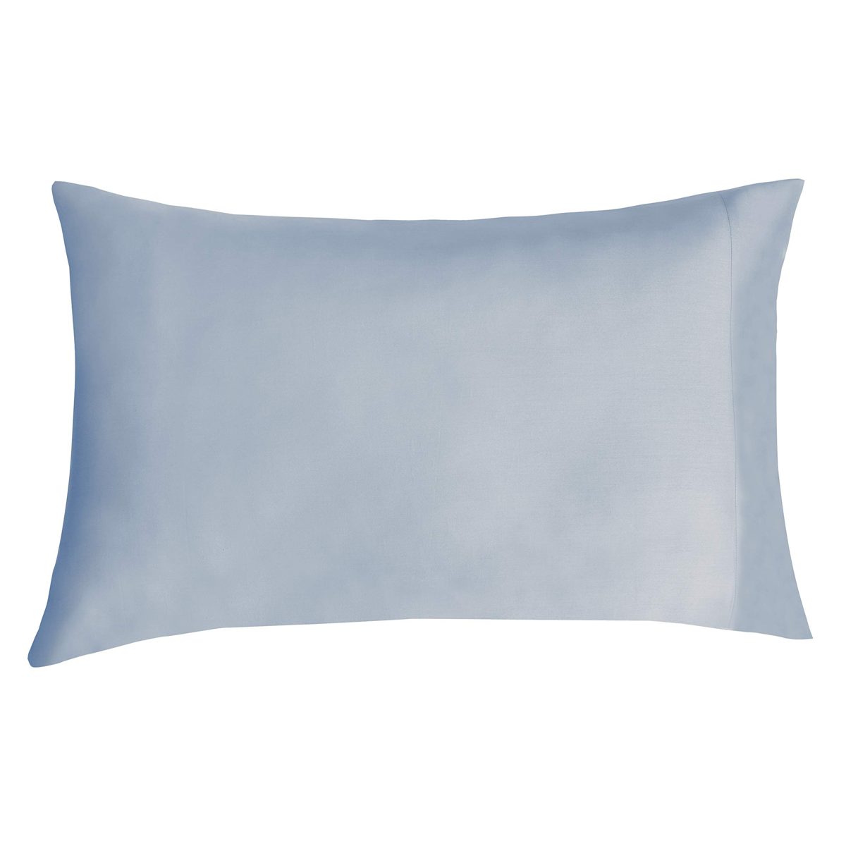 AmazonBasics Organic Sateen Cotton Sheet Set, Steely Blue