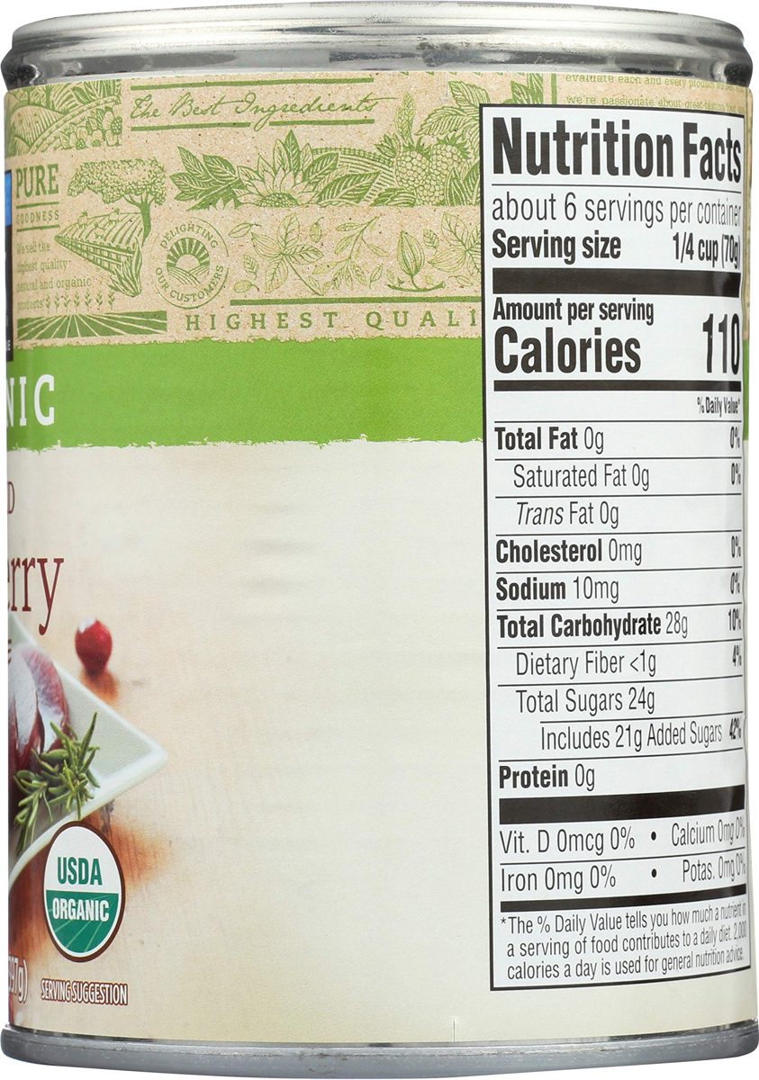 365 Everyday Value, Organic Cranberry Sauce, Jellied, 14 oz