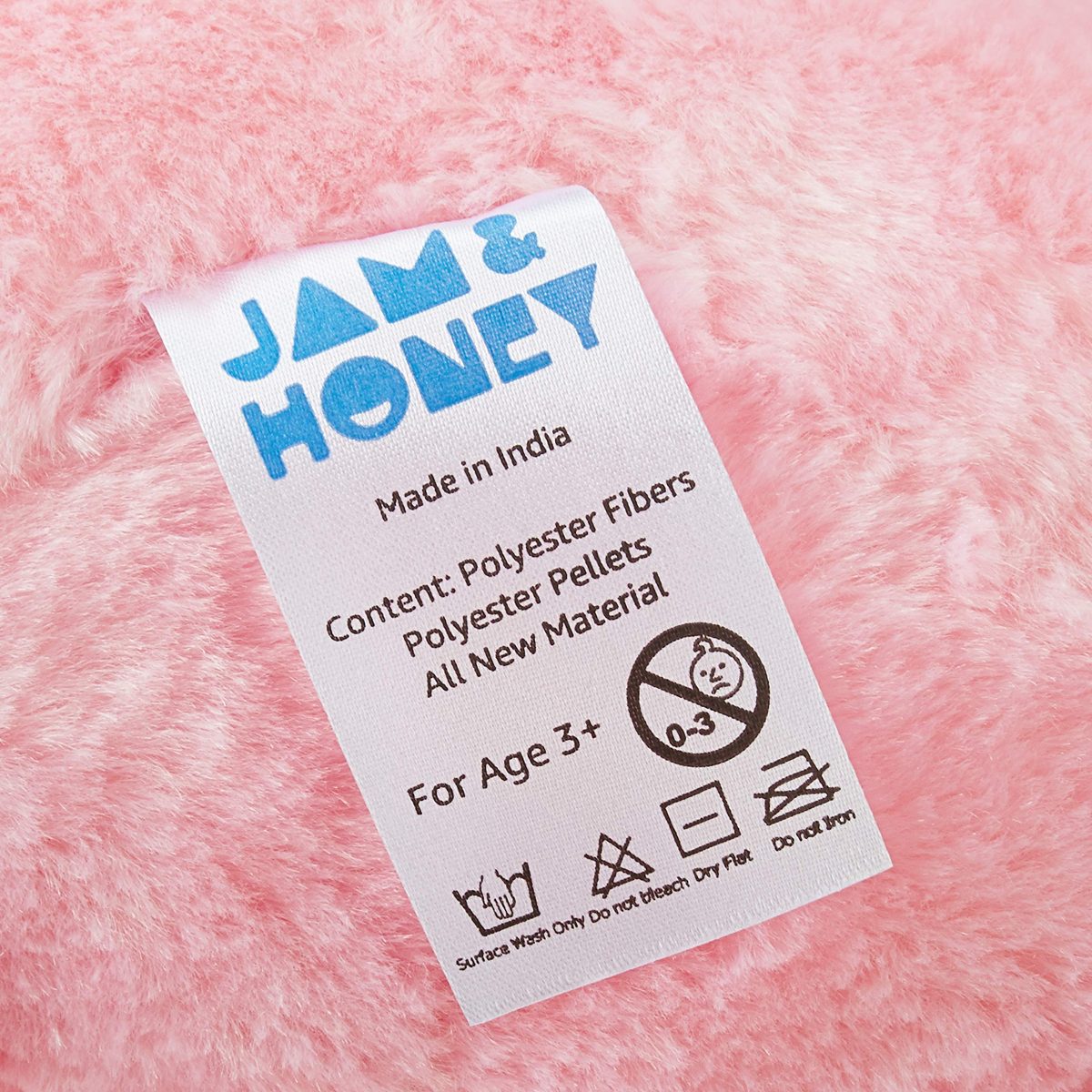 Amazon Brand- Jam & Honey Pink Teddy 60 cm