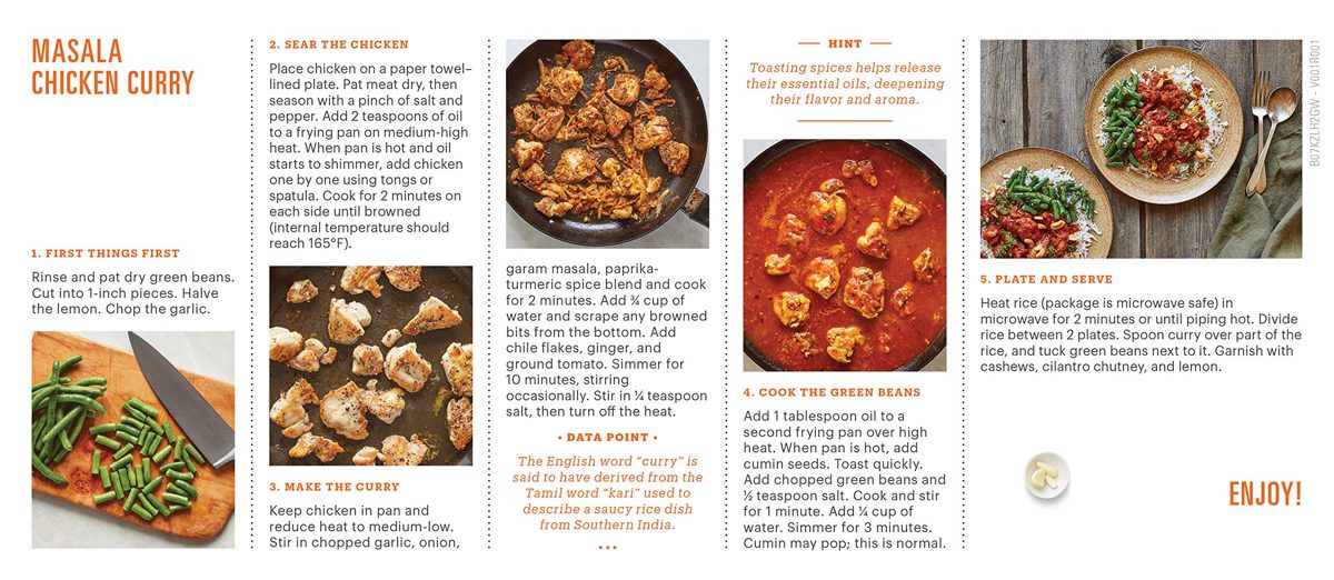 AMAZON Masala Chicken Curry with Toasted Cumin Green Beans, 42 OZ