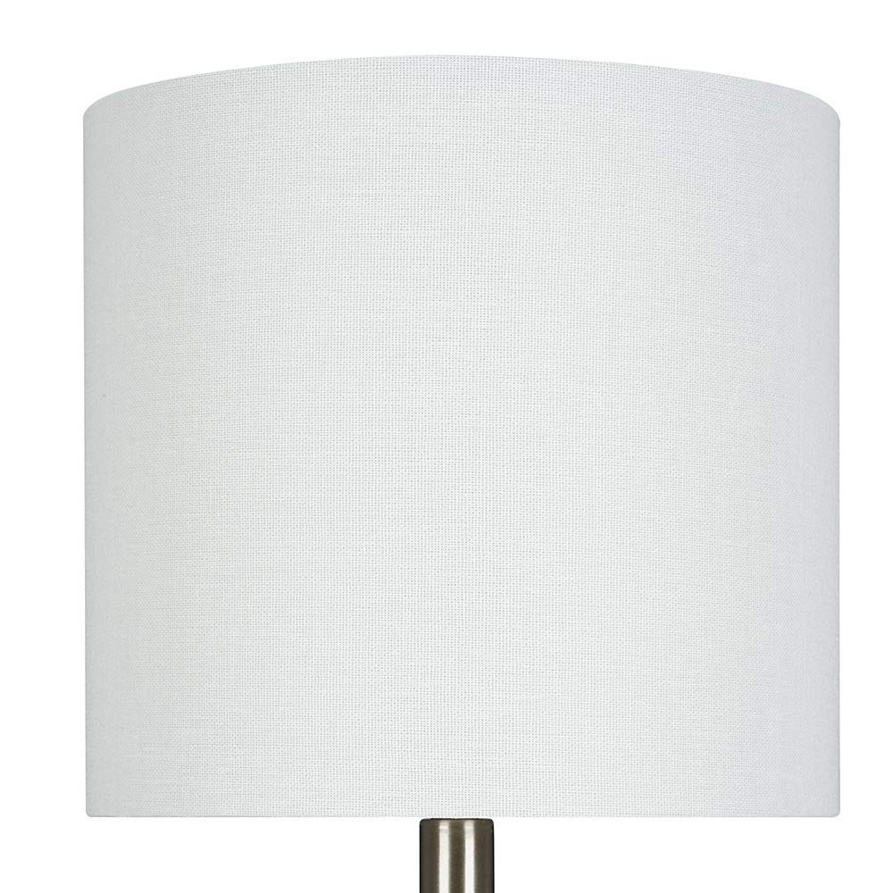 Amazon Brand – Stone & Beam Ceramic Table Lamp, Bulb Included, 16"H, White