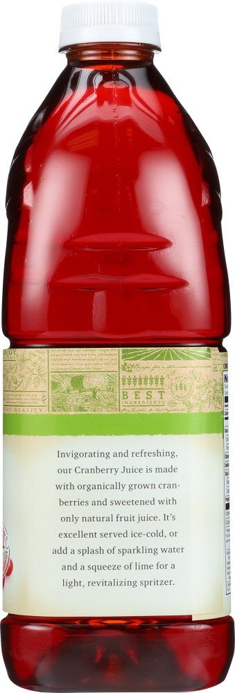 365 Organic 100% Juice Flavored Juice Blend From Concentrate, Cranberry, 64 Fl Oz