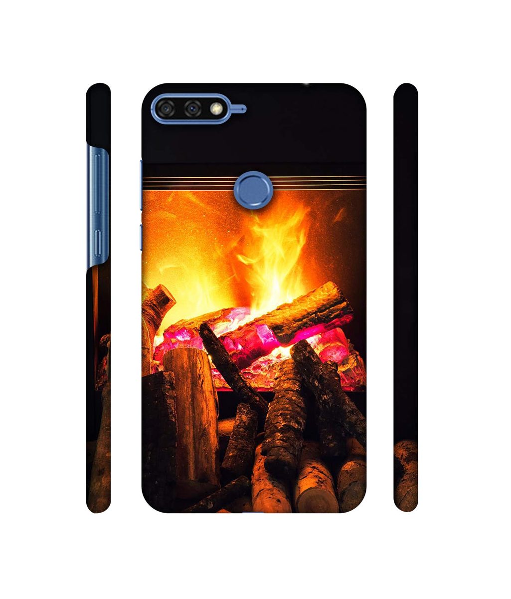 Amazon Brand - Solimo Designer Born Fire 3D Printed Hard Back Case Mobile Cover for Huawei Honor 7A