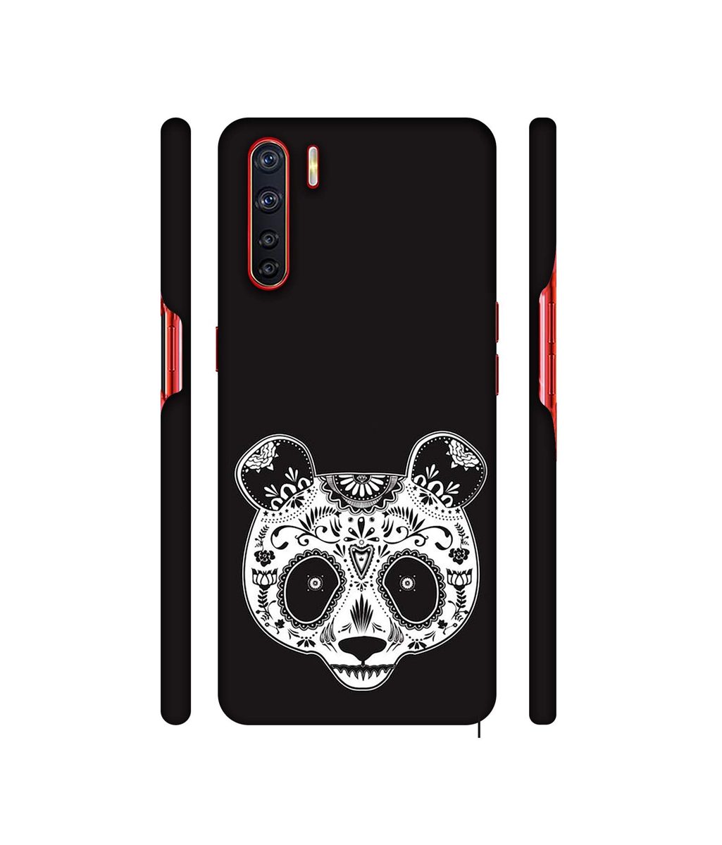 Amazon Brand - Solimo Designer Panda Illustrator 3D Printed Hard Back Case Mobile Cover for Oppo A91