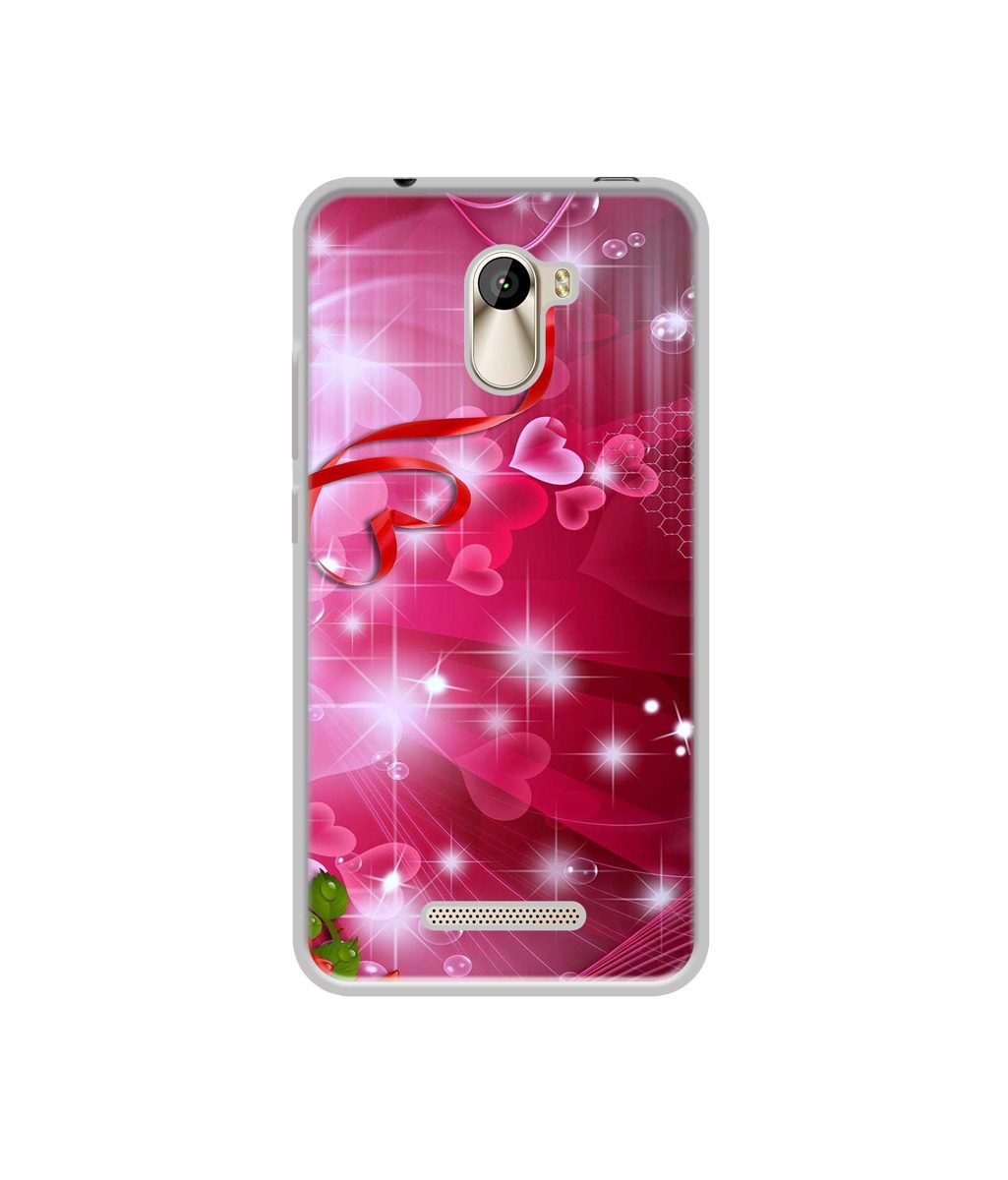 Amazon Brand - Solimo Designer Love UV Printed Soft Back Case Mobile Cover for Karbonn Aura Power 4G Plus