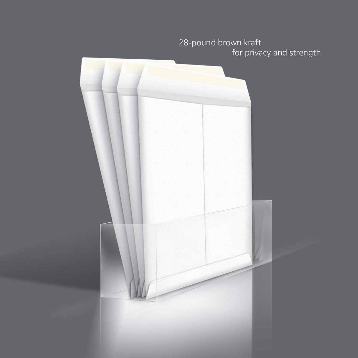 AmazonBasics Catalog Mailing Envelopes, Peel & Seal, 9x12 Inch, White, 100-Pack - AMZP15