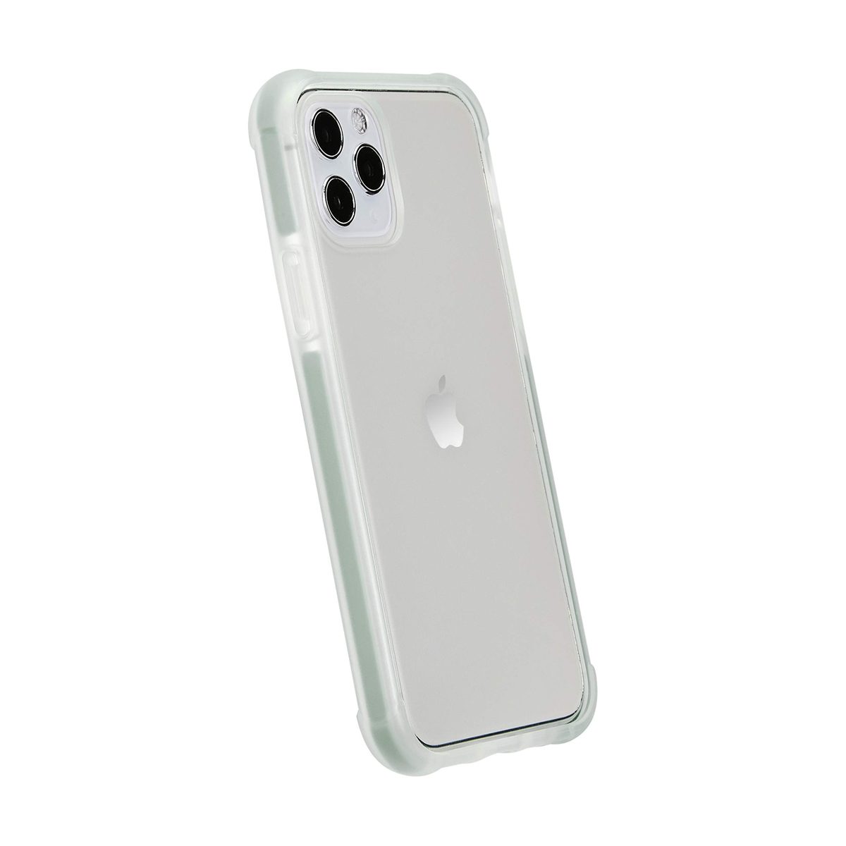 AmazonBasics iPhone 11 Pro Crystal Mobile Phone Case (Protective & Anti Scratch) - Green Accent (Renewed)