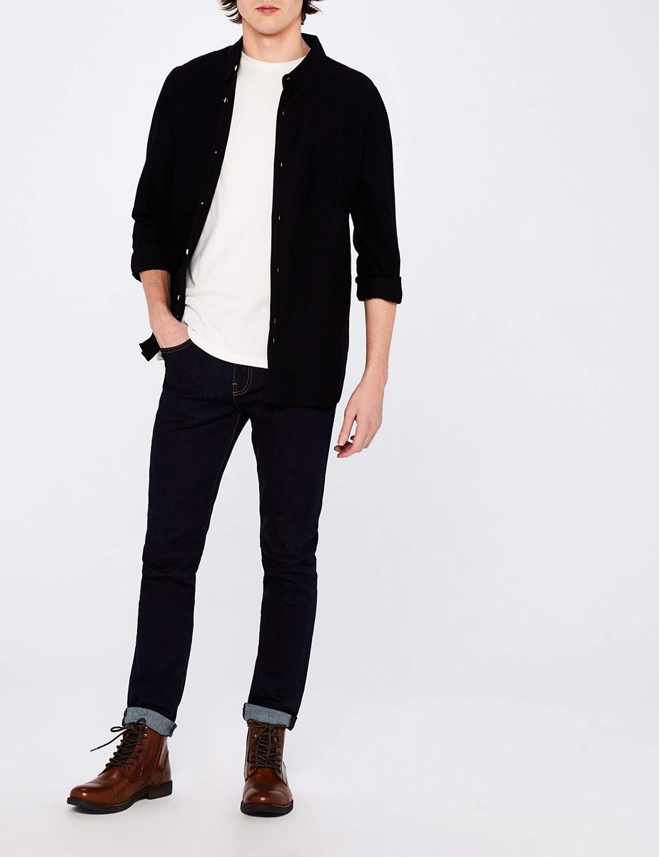 Amazon Brand - find. Men's Zip Classic Worker Boots Ankle