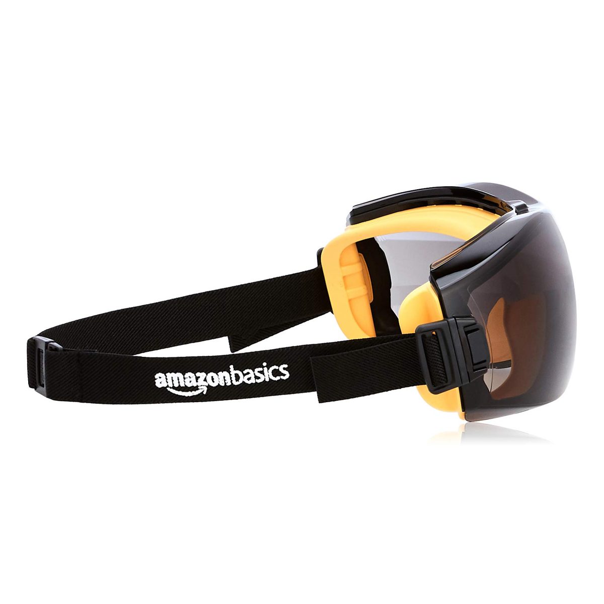 AmazonBasics Safety Goggle, Anti-Fog, Smoke Lens and Elastic Headband, 12-Count