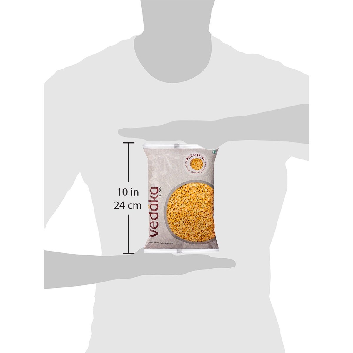 Amazon Brand - Vedaka Premium Toor/Arhar Dal, 1 kg