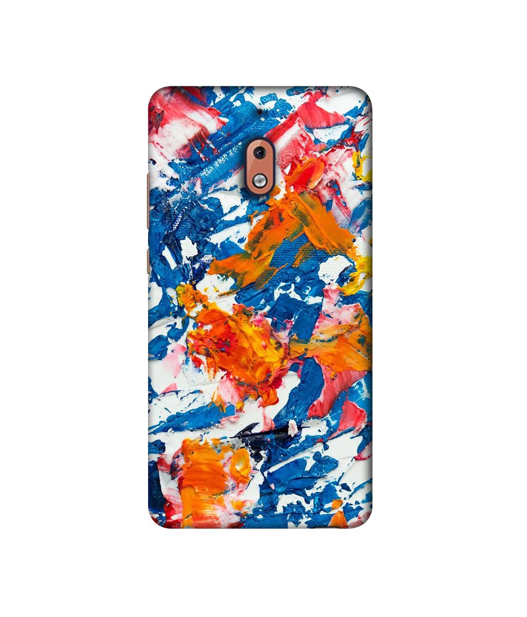 Amazon Brand - Solimo Designer Wax Color Mash On Canvas 3D Printed Hard Back Case Mobile Cover for Nokia 2.1