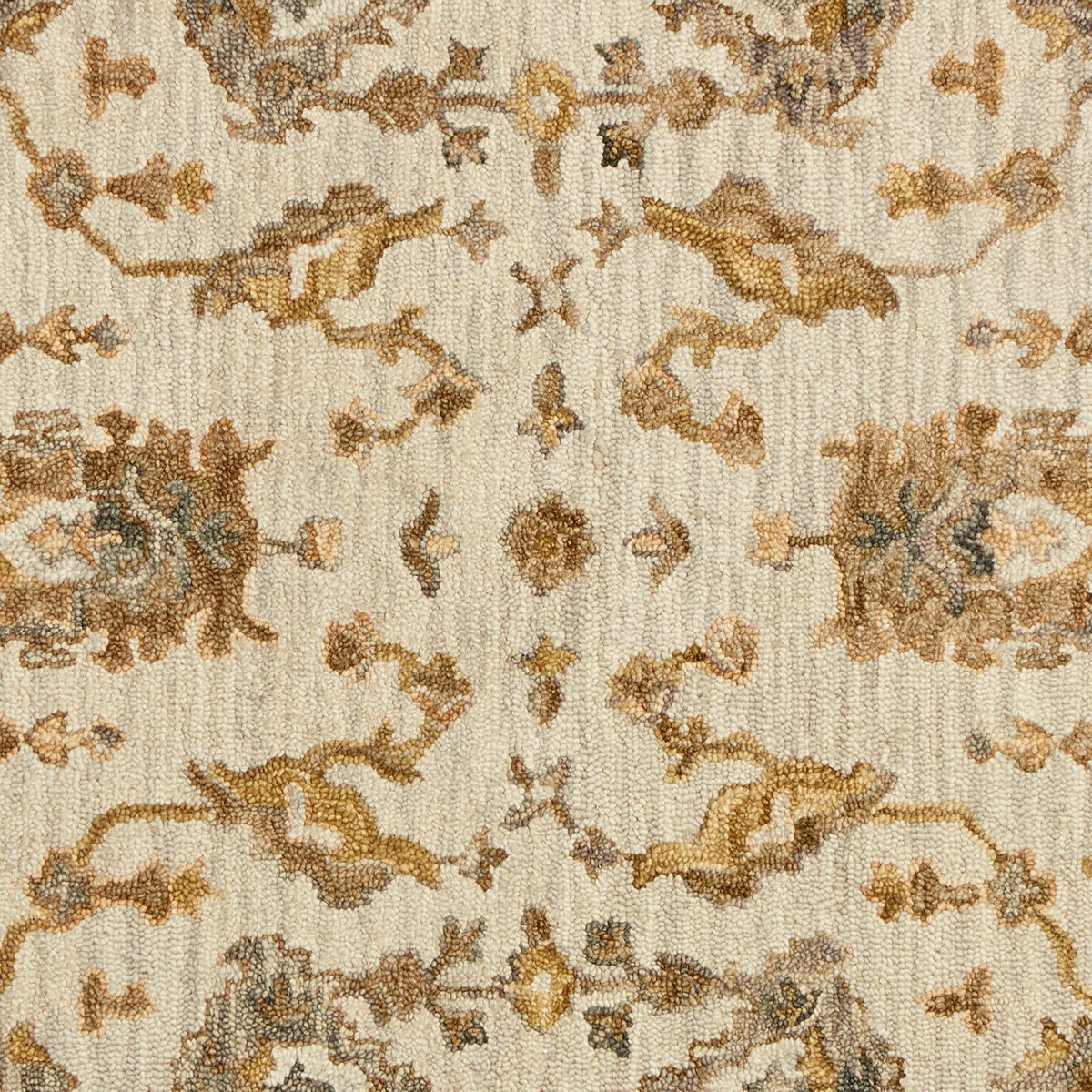 Amazon Brand – Stone & Beam Lottie Traditional Wool Area Rug, 8 x 10 Foot, Beige