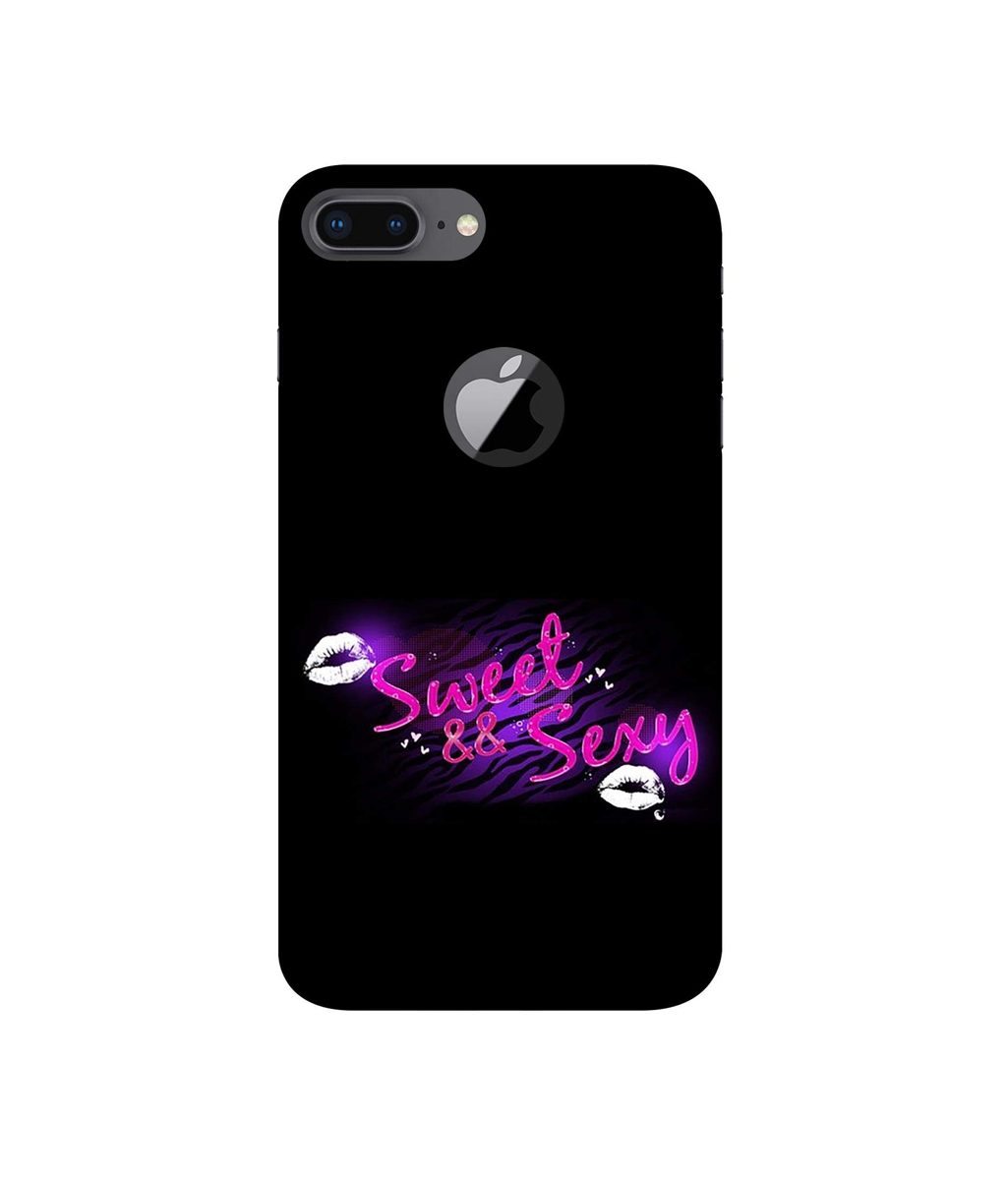 Amazon Brand - Solimo Designer Sweet and Sexy 3D Printed Hard Back Case Mobile Cover for Apple iPhone 8 Plus (with Logo Cut)