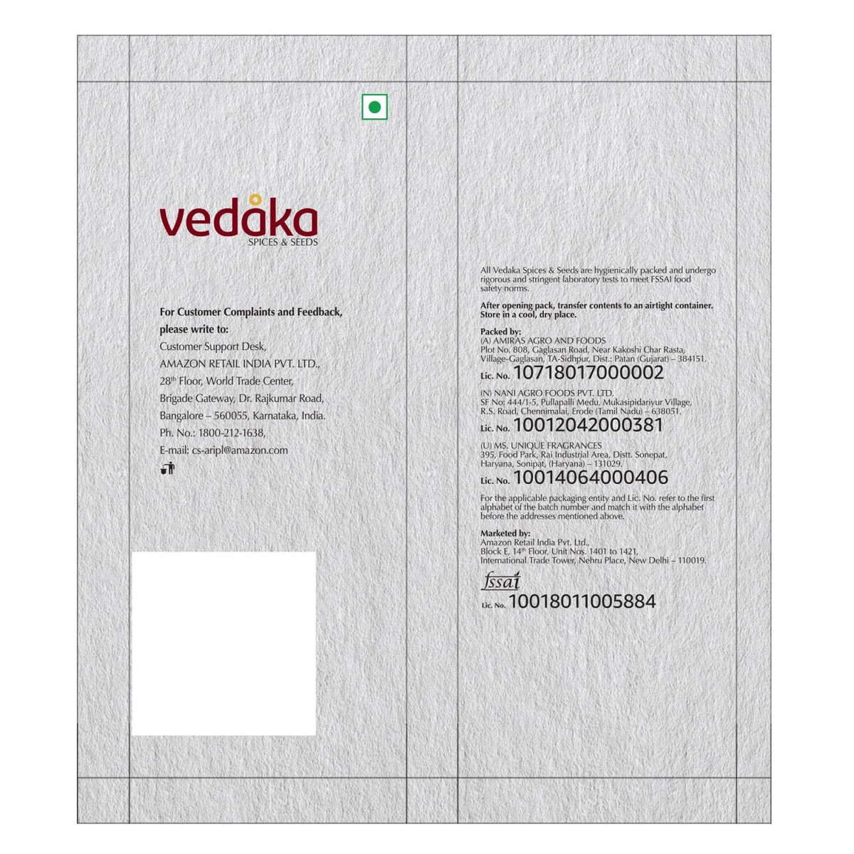Amazon Brand - Vedaka Byadgi Chilli 500g