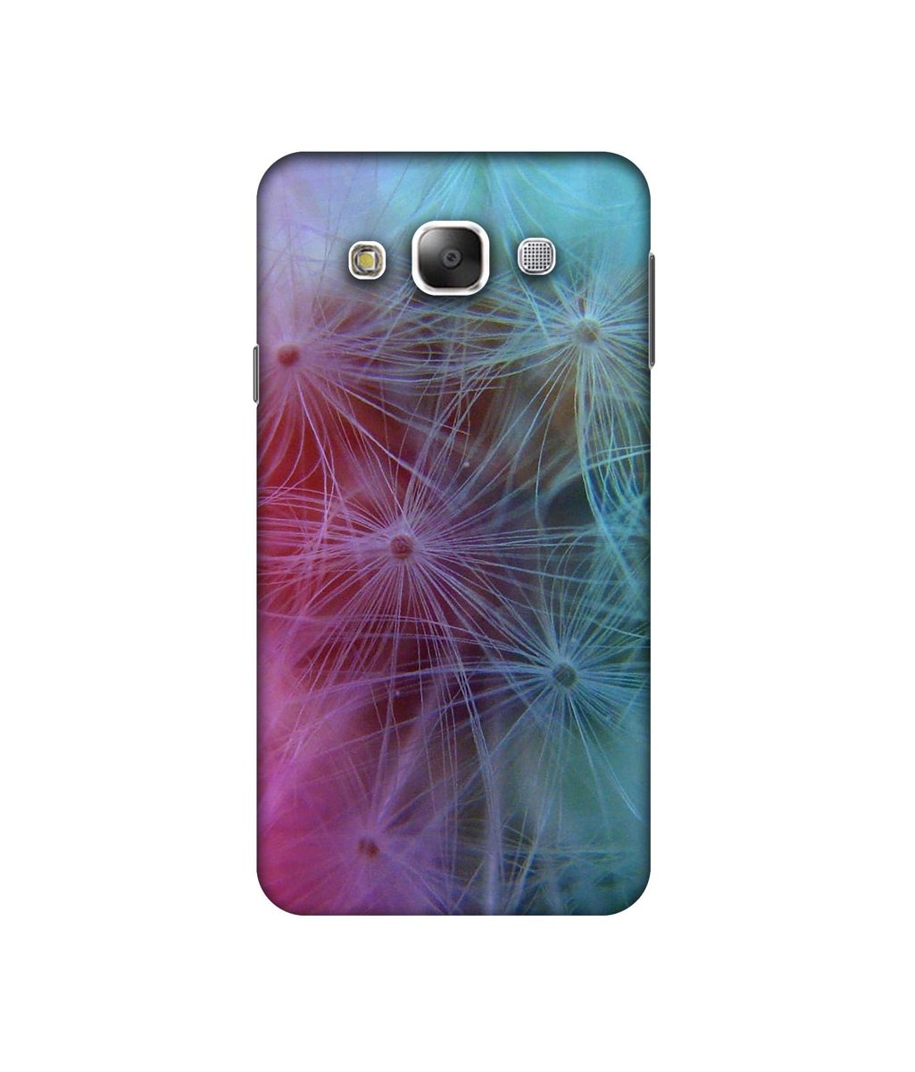 Amazon Brand - Solimo Designer Cotton Seed 3D Printed Hard Back Case Mobile Cover for Samsung Galaxy E5