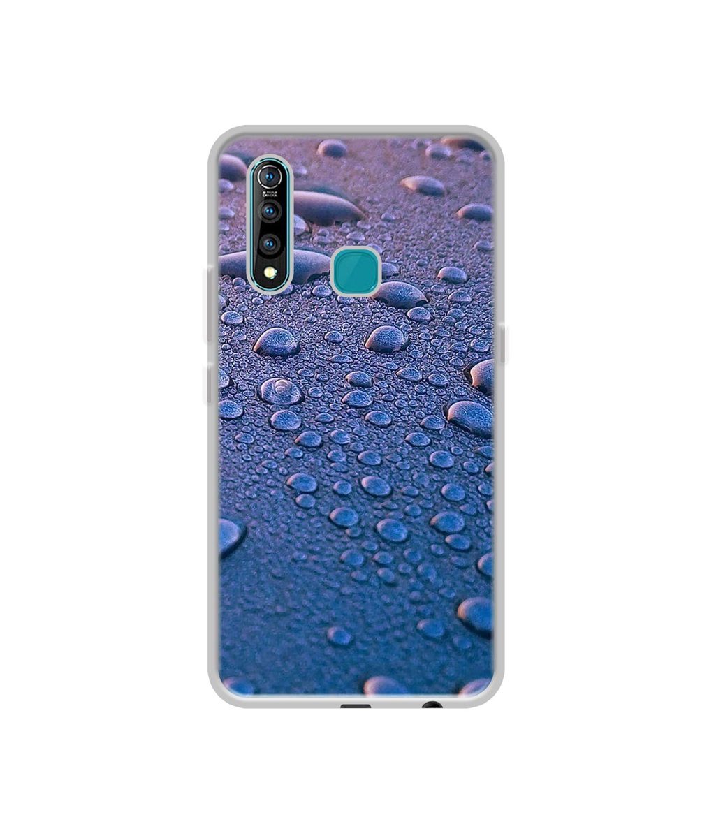 Amazon Brand - Solimo Designer Water Drops UV Printed Soft Back Case Mobile Cover for Vivo Z1 Pro