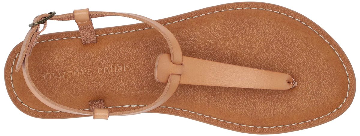 Amazon Essentials Spano Women's Casual Thong with Ankle Strap Sandal, Women's Sandal