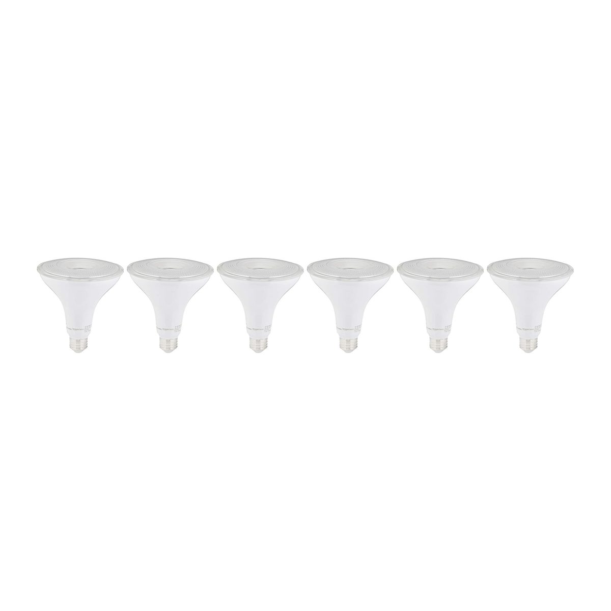 AmazonBasics 90W Equivalent, 3000K White, Non-Dimmable, 10,000 Hour Lifetime, PAR38 LED Light Bulb | 6-Pack