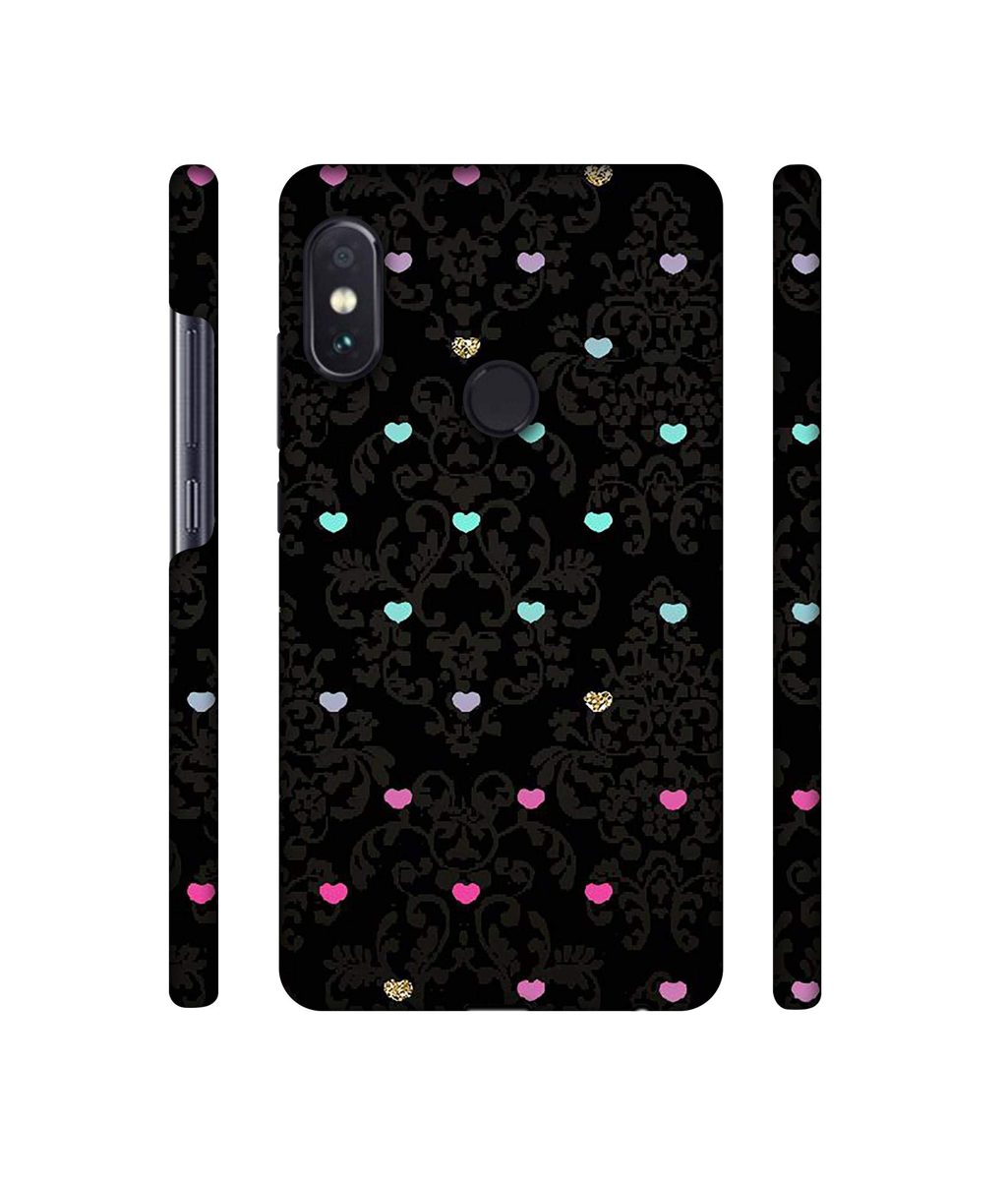 Amazon Brand - Solimo Designer Heart Texture 3D Printed Hard Back Case Mobile Cover for Xiaomi Redmi Note 5 Pro