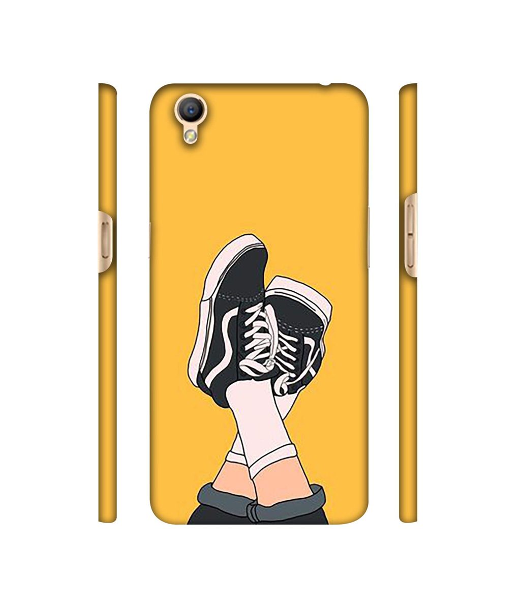 Amazon Brand - Solimo Designer Boy Shoes Pattern 3D Printed Hard Back Case Mobile Cover for Oppo A37
