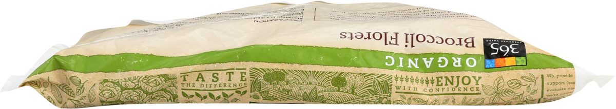 365 Everyday Value, Organic Broccoli Florets, 32 oz, (Frozen)