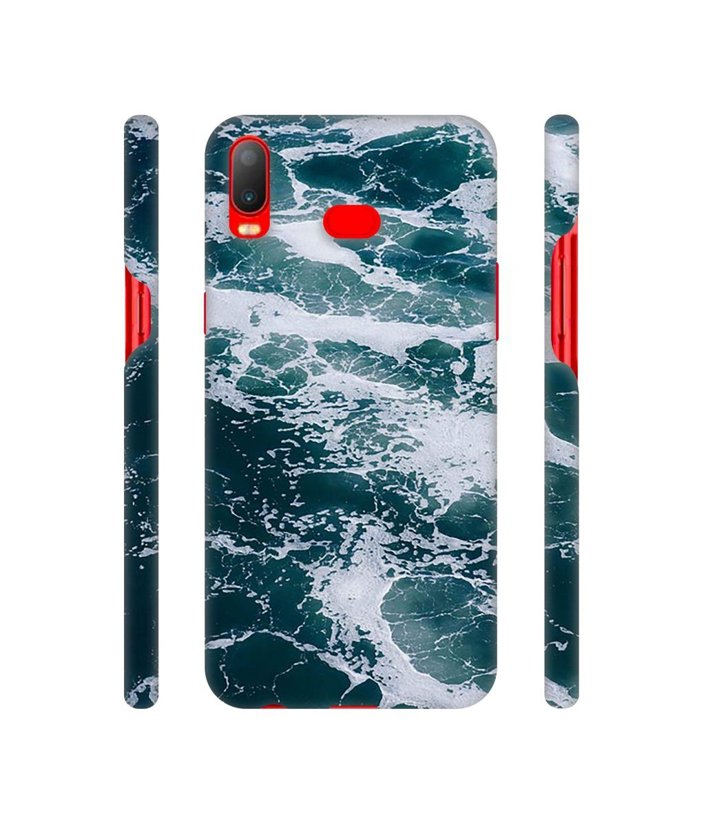 Amazon Brand - Solimo Designer Sea Waves 3D Printed Hard Back Case Mobile Cover for Samsung Galaxy A6s
