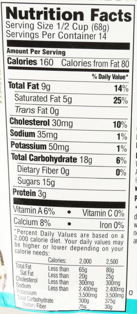 365 EVERYDAY VALUE Whole Trade Cookies And Cream Ice Cream, 1.75 QT