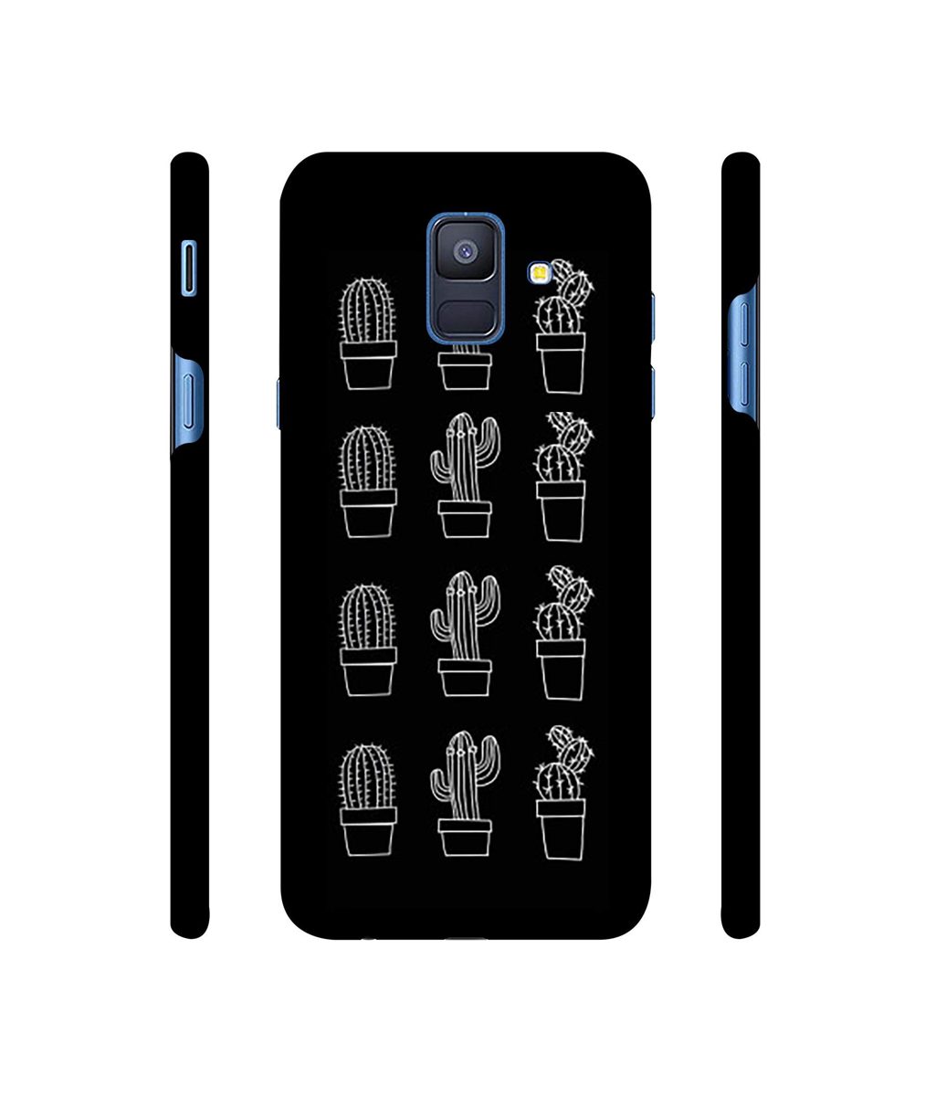 Amazon Brand - Solimo Designer Cactus Design 3D Printed Hard Back Case Mobile Cover for Samsung Galaxy A6