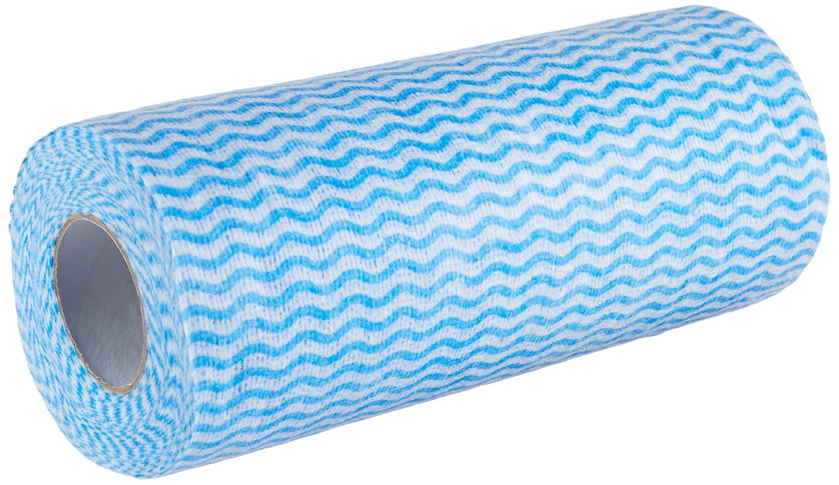 Amazon Brand - Presto! Non-Woven Kitchen Towel Roll - 80 Pulls (Blue)