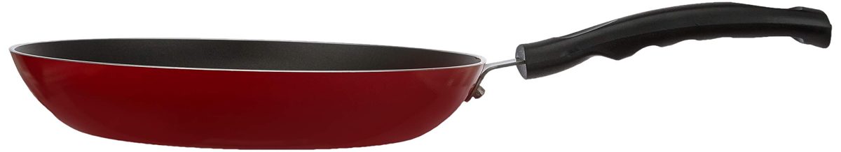 (Renewed) Amazon Brand - Solimo Non-Stick Fry Pan, 240mm, Gas Stove compatible