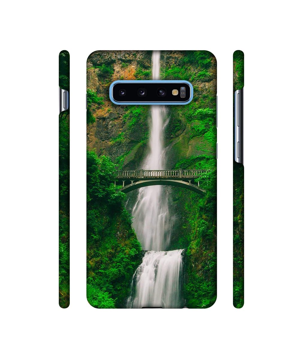 Amazon Brand - Solimo Designer Waterfall 3D Printed Hard Back Case Mobile Cover for Samsung Galaxy S10 Plus