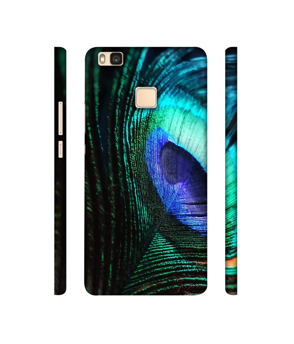 Amazon Brand - Solimo Designer Peacock Feather 3D Printed Hard Back Case Mobile Cover for Huawei P9 lite