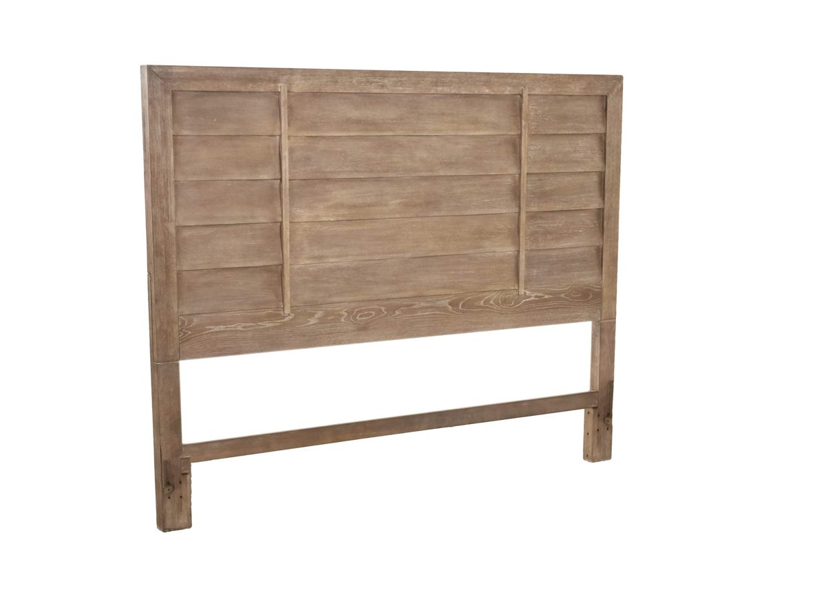 Amazon Brand – Stone & Beam Seahurst Queen Bed Headboard, 64"W, Gray Taupe