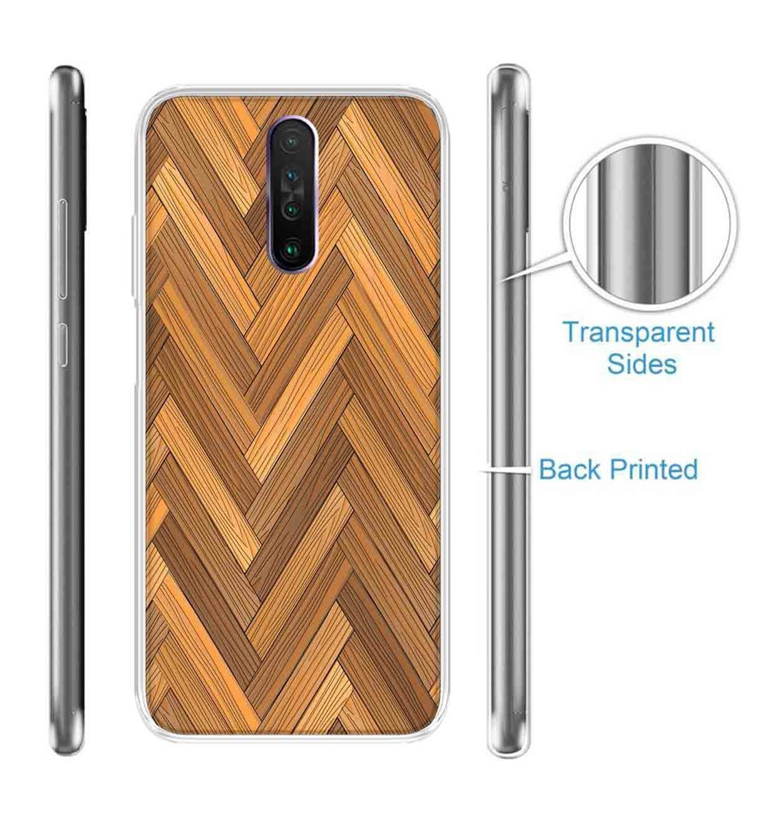 Amazon Brand - Solimo Designer Multicolor Plywood Pattern Printed Soft Back Case Mobile Cover for Poco X2 / Xiaomi Redmi K30
