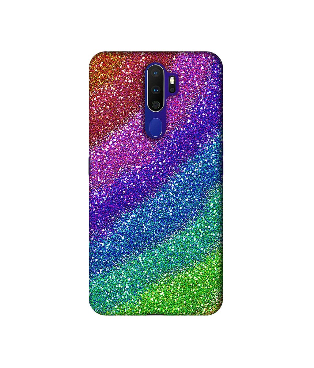 Amazon Brand - Solimo Designer Multicolor Sparkle 3D Printed Hard Back Case Mobile Cover for Oppo A9 (2020)