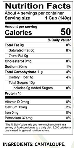 Cantaloupe Chunks, 20 oz