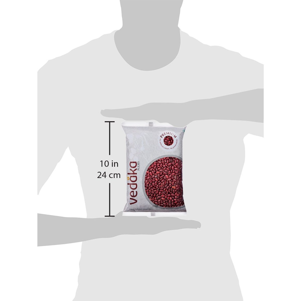 Amazon Brand - Vedaka Premium Red Rajma, 1kg
