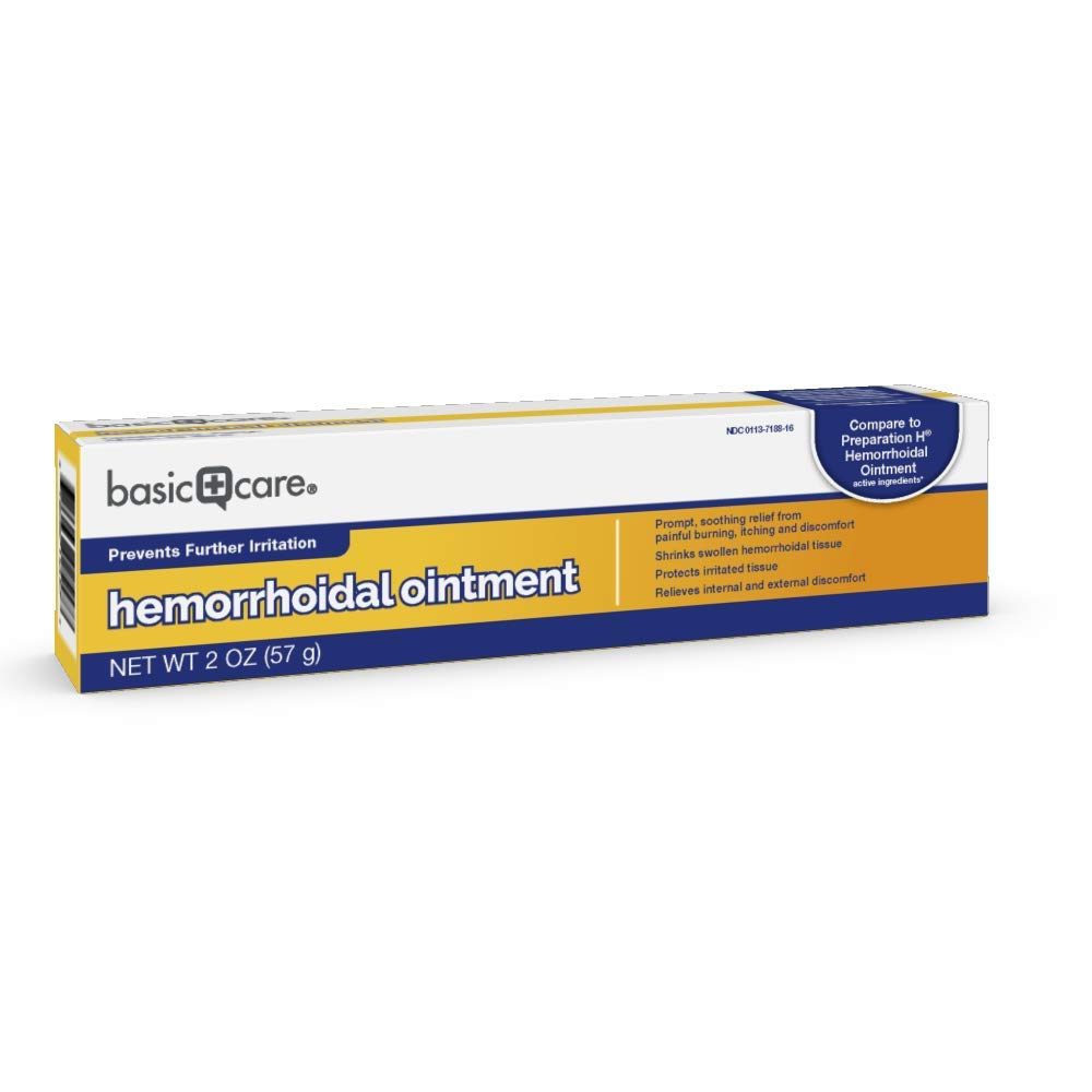 Basic Care Hemorrhoidal Ointment, 2 Oz