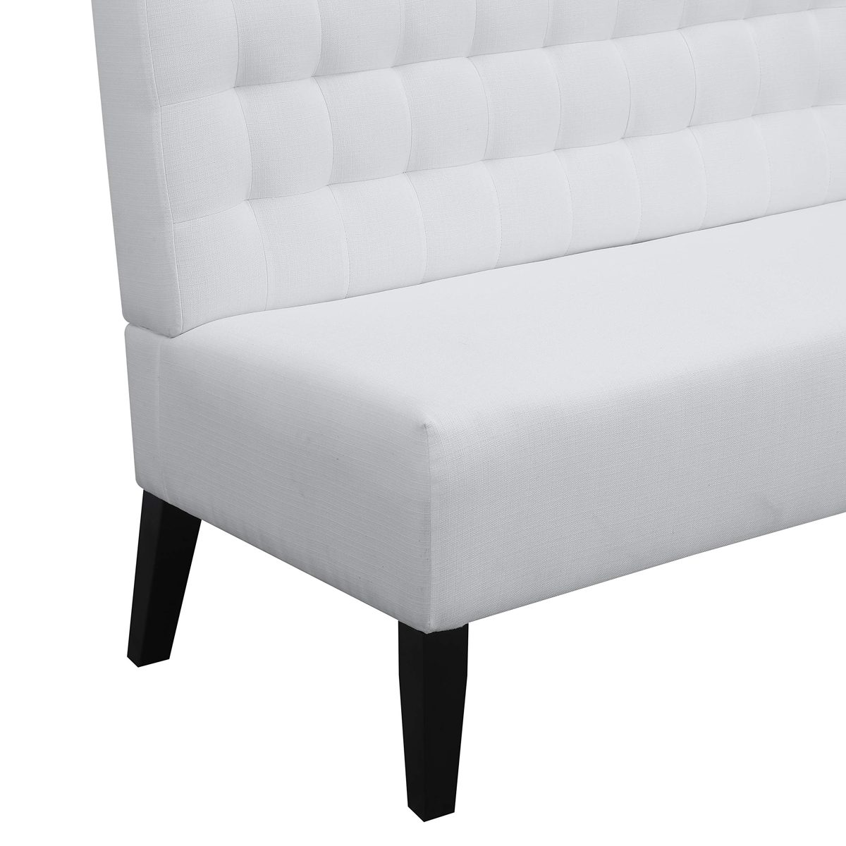 Ravenna Home Rai Tufted Arched Armless Loveseat Bench Settee