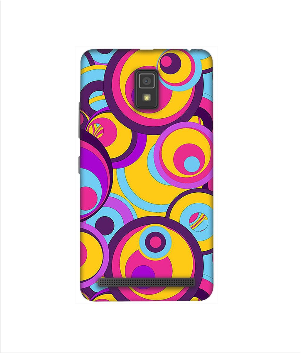 Amazon Brand - Solimo Designer Multicolor Circle 3D Printed Hard Back Case Mobile Cover for Lenovo A6600