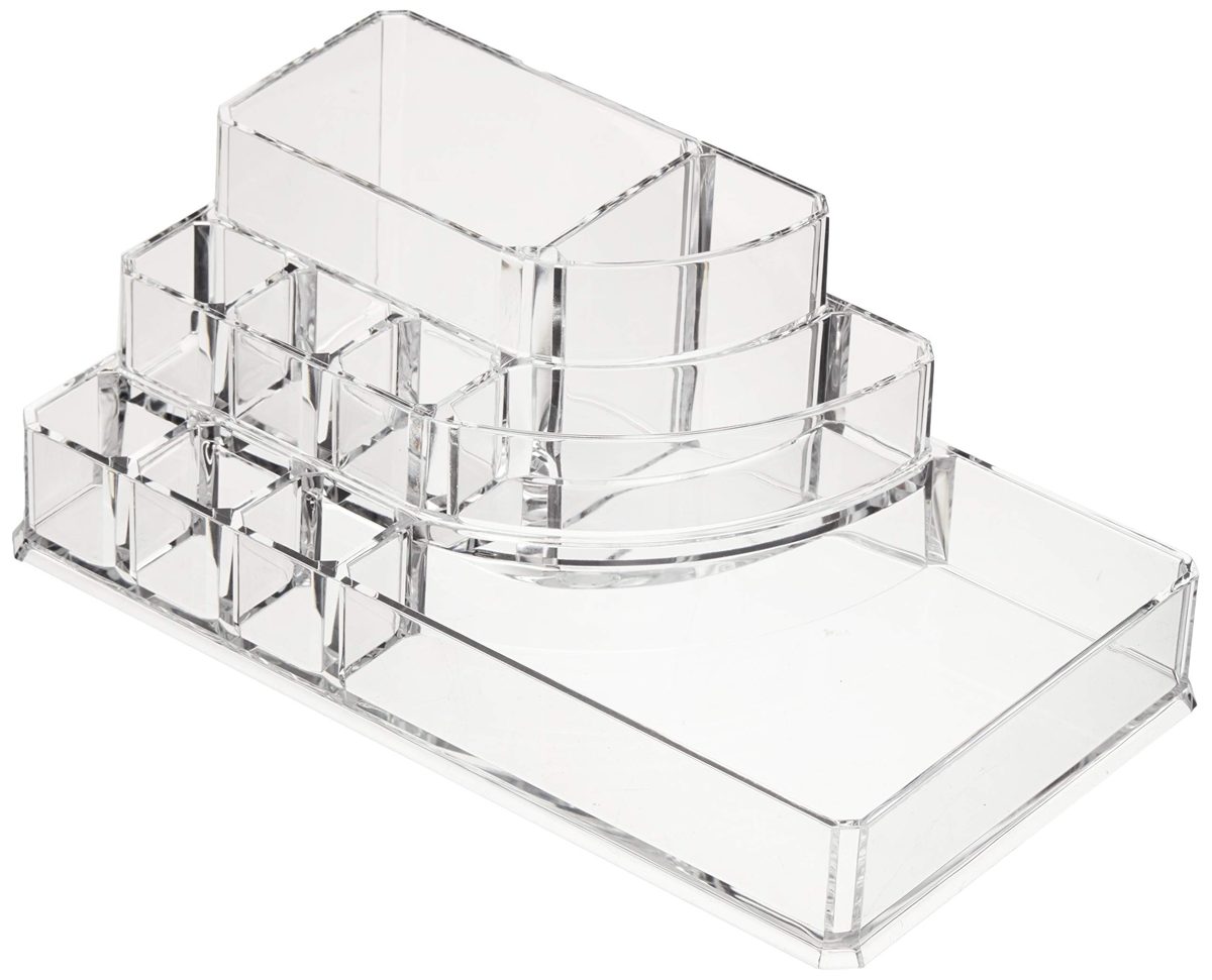AmazonBasics Acrylic Cosmetic Makeup Organizer Storage for Brushes