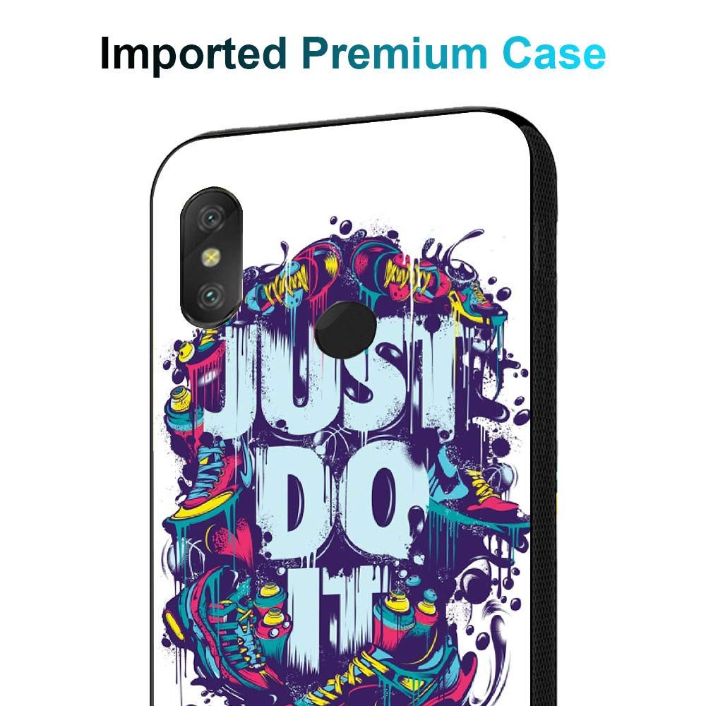 Amazon Brand - Solimo Designer Just Do It Printed Hard Back Case Mobile Cover for Xiaomi Redmi Note 6 pro (D1185)