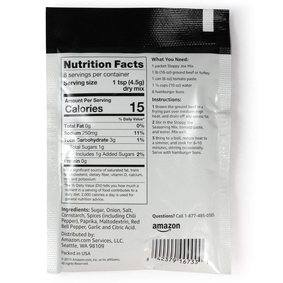 SLOPPY JOE SEASONING MIX