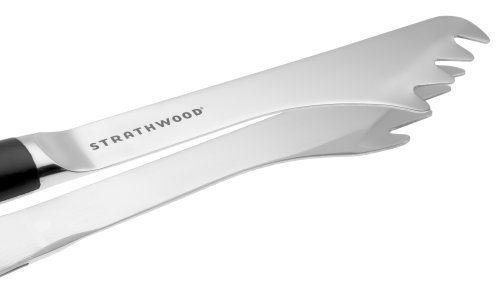 Strathwood Forged Stainless Steel and Bakelite 3-Piece BBQ Tool Set