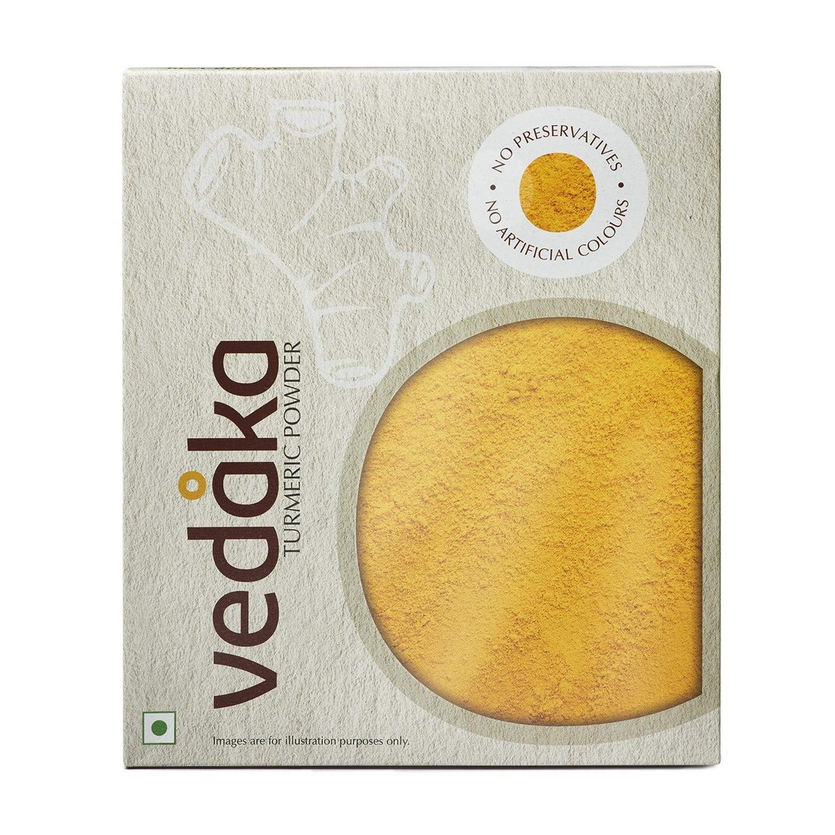 Amazon Brand - Vedaka Turmeric (Haldi) Powder, 200g