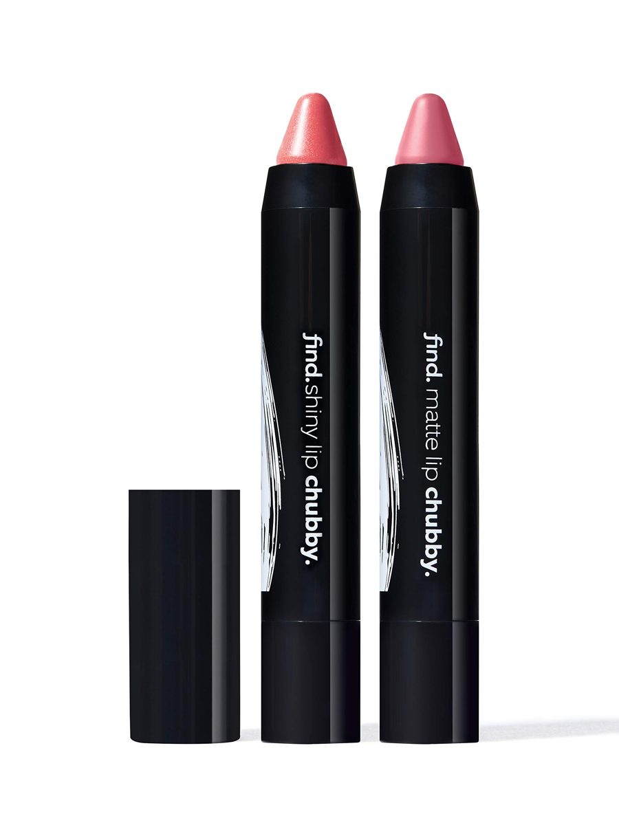 FIND - Lip Kit - Sweet Duo (Chubby Shiny Lipstick no.7 and Chubby Matte Lipstick no.7)