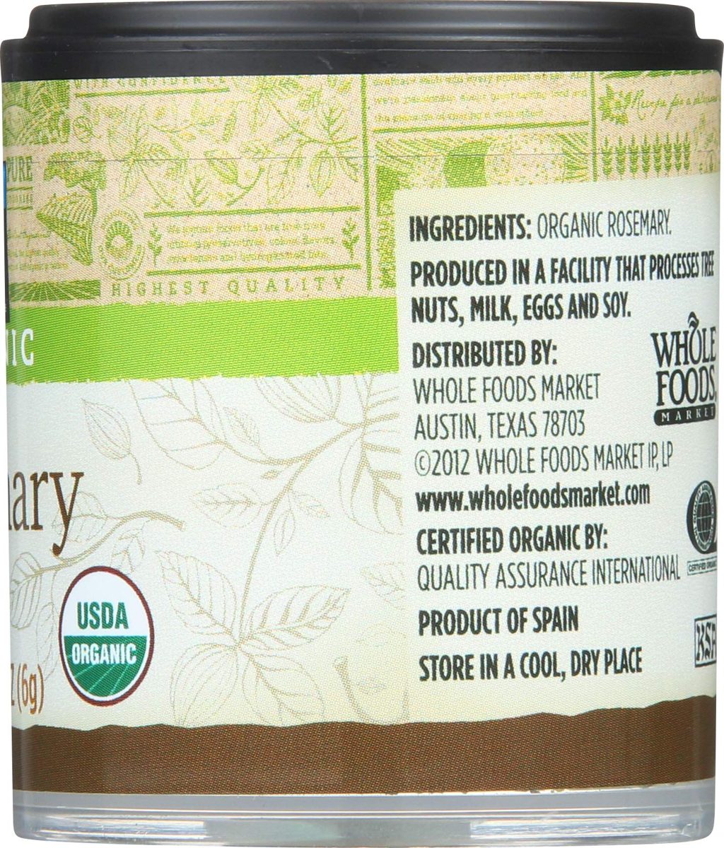 365 Everyday Value, Organic Rosemary, 0.21 oz