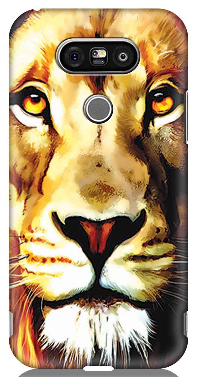 Amazon Brand - Solimo Designer Lion Design 3D Printed Hard Back Case Mobile Cover for LG G5